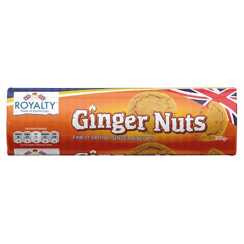 Royalty Ginger Nuts Cookies